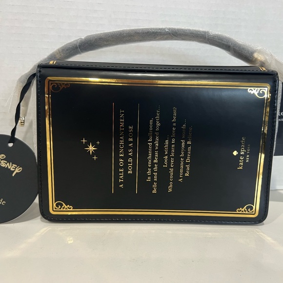 Kate Spade x Disney Beauty and the Beast 3D Book Crossbody Bag NWT - Picture 4 of 12